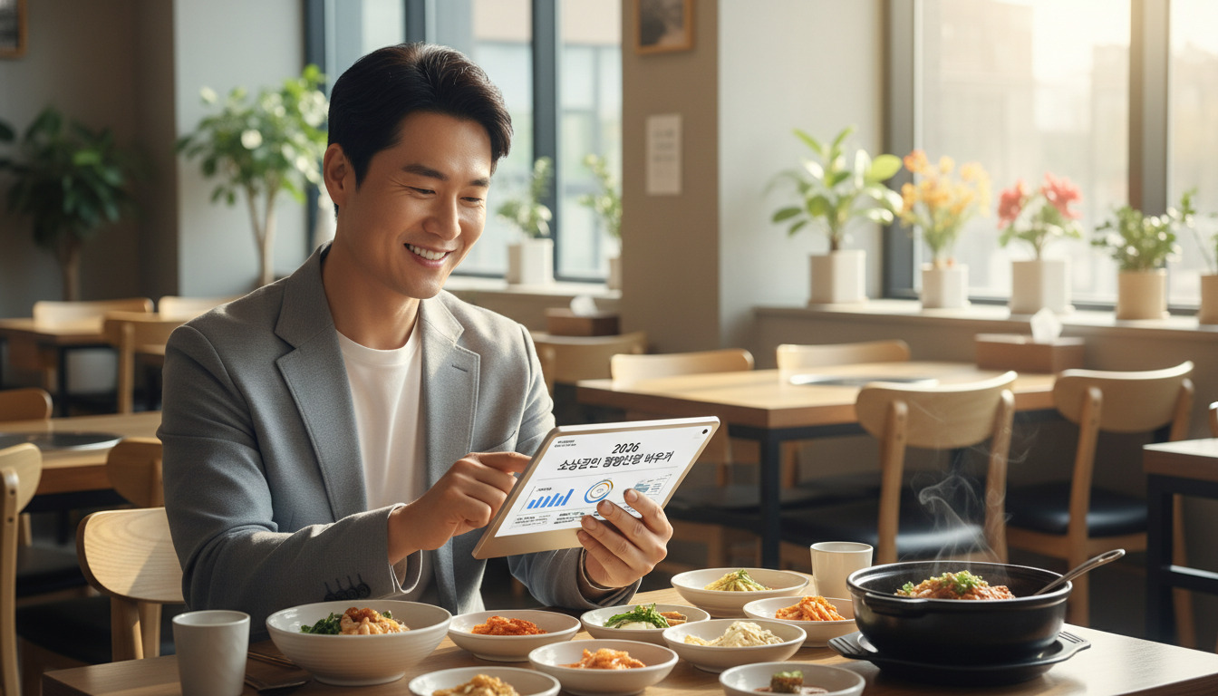 #2026 소상공인 경영안정 바우처 지원을 통해 경영 안정을 찾은 식당 사장님